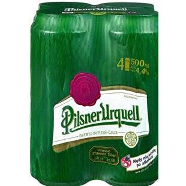 Pilsner Urquell Bier mit Alkohol