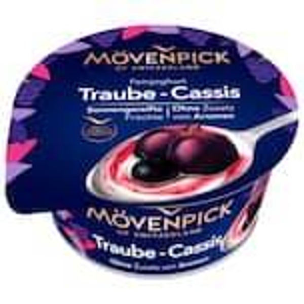 Trauben Cassis Joghurt