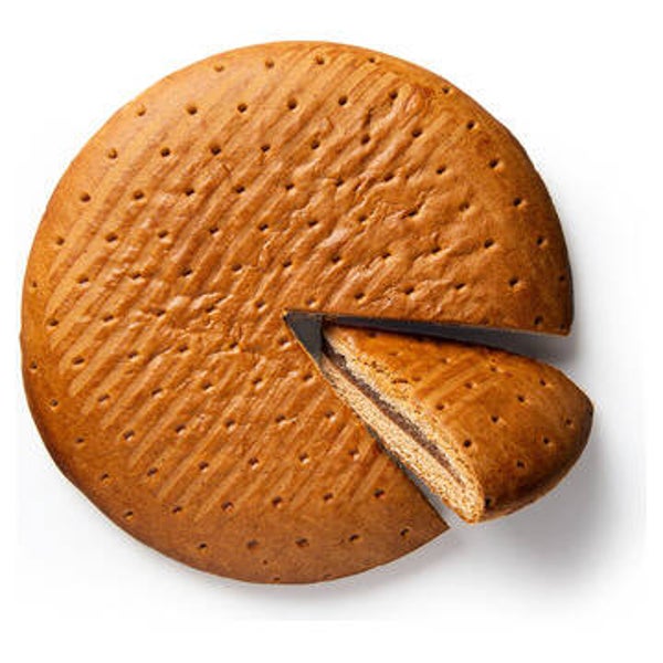 Biberfladen mit Haselnussfüllung