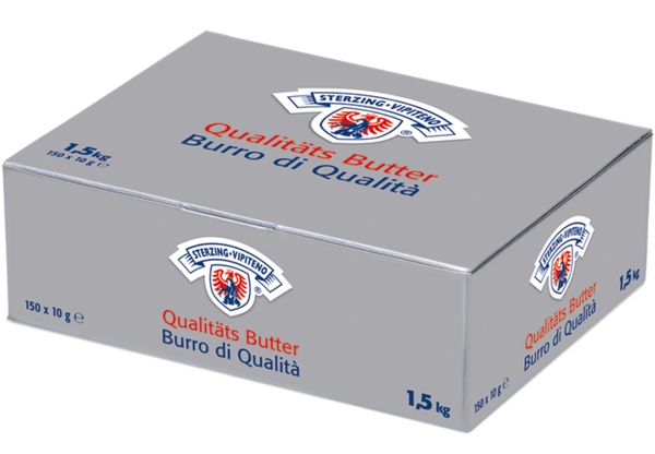 Butter portionen 10gx150 Glutenfrei