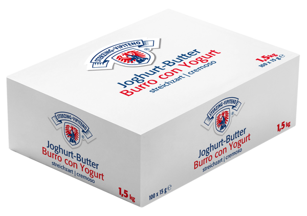 Joghurtbutter  15gx100 Portionen Glutenfrei