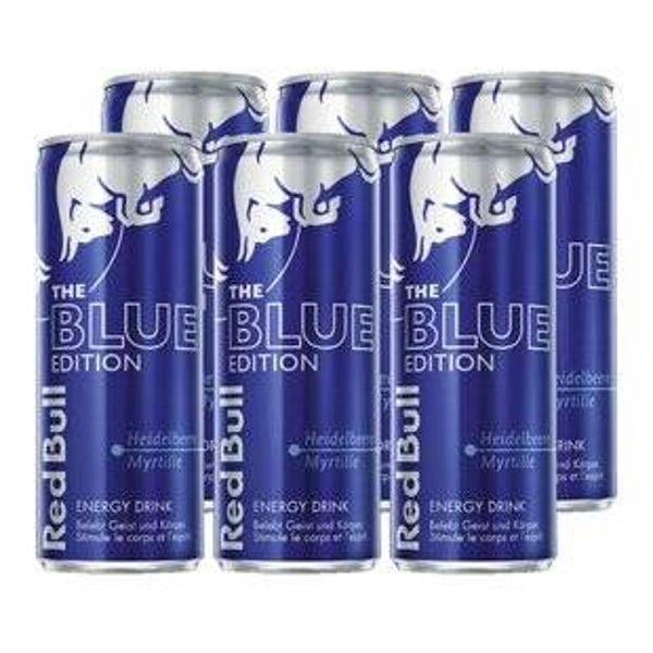 Red Bull Energy Drink The Blue Edition Heidelbeere