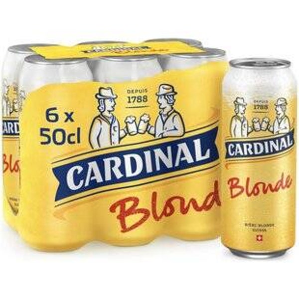 Cardinal Blond Lager Bier 6x50cl
