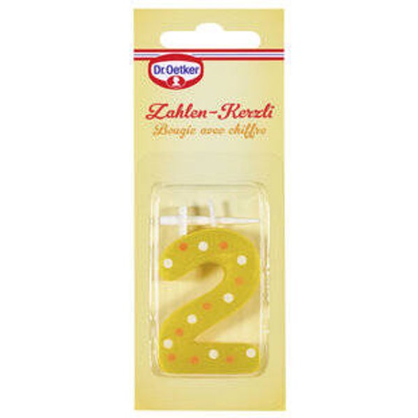 Dr.Oetker Zahlen-Kerze 2