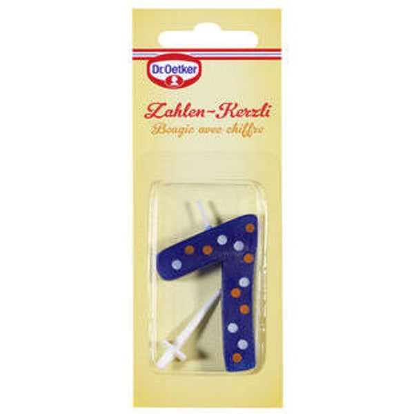 Dr.Oetker Zahlen Kerze 7