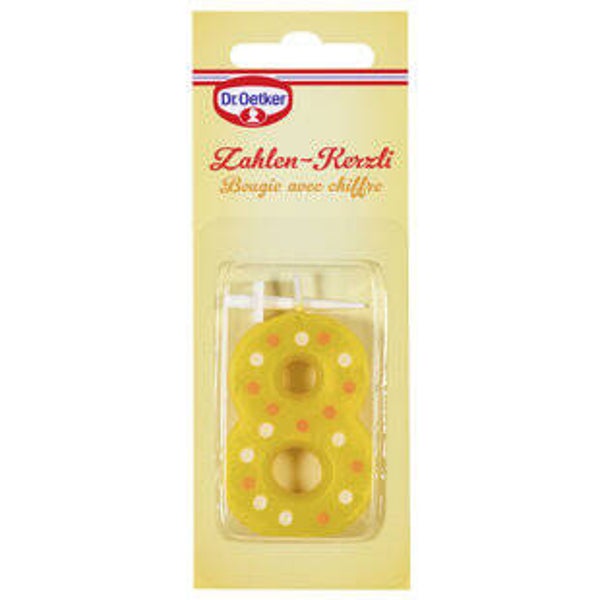 Dr.Oetker Zahlen Kerze 8