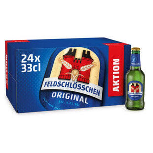 Feldschlösschen Original Lager Bir mit Alkohol