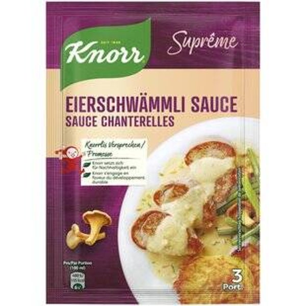 Knorr Supreme Sauce Eierschwämmli