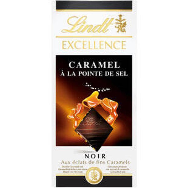 Lindt Excellence Dunkel Caramel p la Pointe de Sel Tafelschokolade
