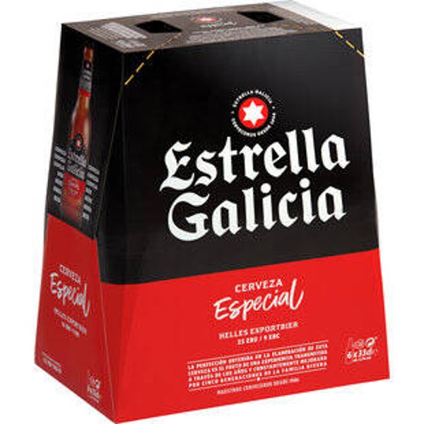 Estrella Galicia Bier mit Alkohol