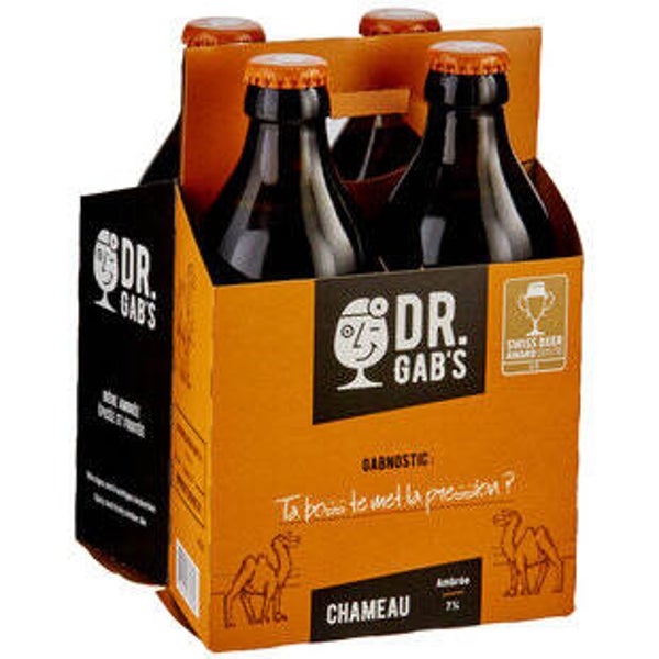 Docteus Gabs Bier ambree Chameau mit Alkohol