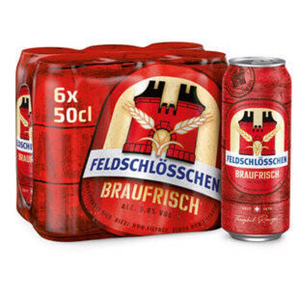 Feldschlösschen Braufrisch Unfiltrieres Bier mit Alkohol