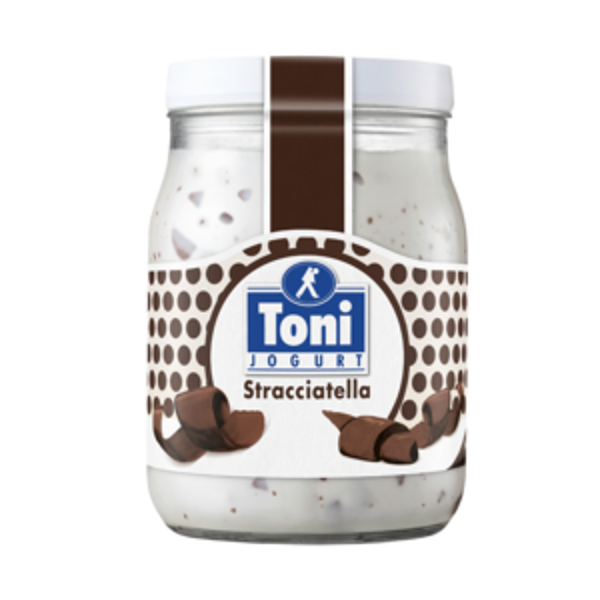 Toni Joghurt Glas Stacciatella 180g