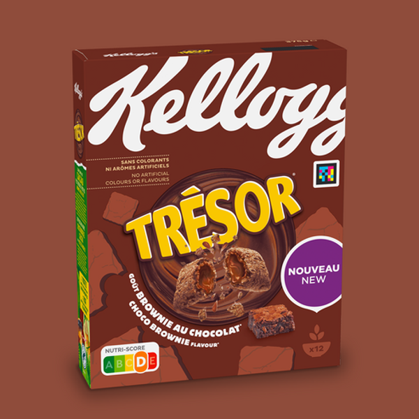 Kellogs Tresor Chocolate Brownie 375g