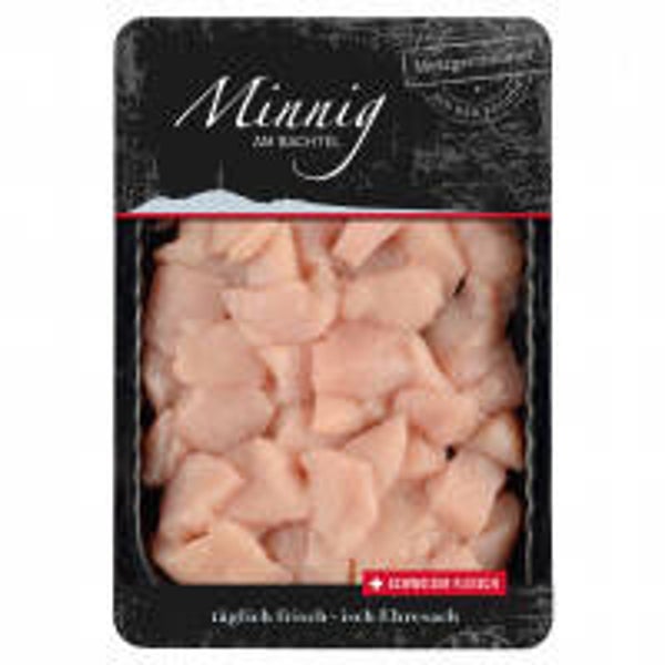Poulet Geschnetzeltes von Hand geschnetzelt 280g