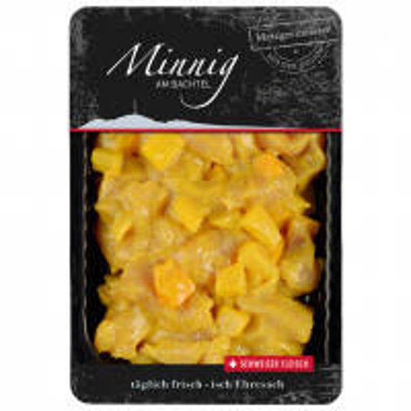 Poulet Casimir Pfanne