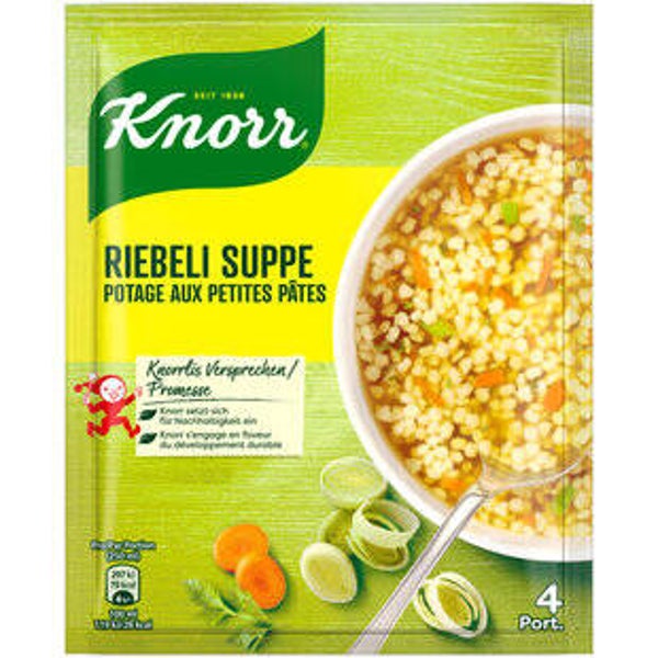Knorr Suppe Riebeli