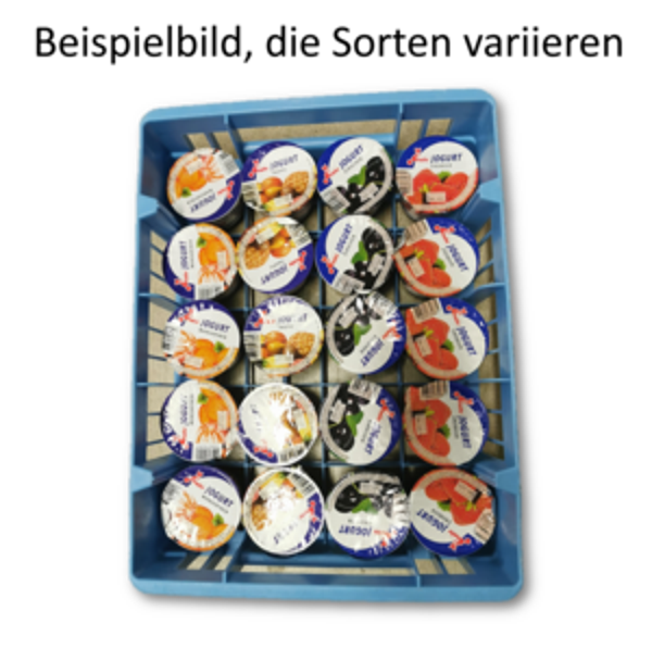 Jogurt assortiert Frucht