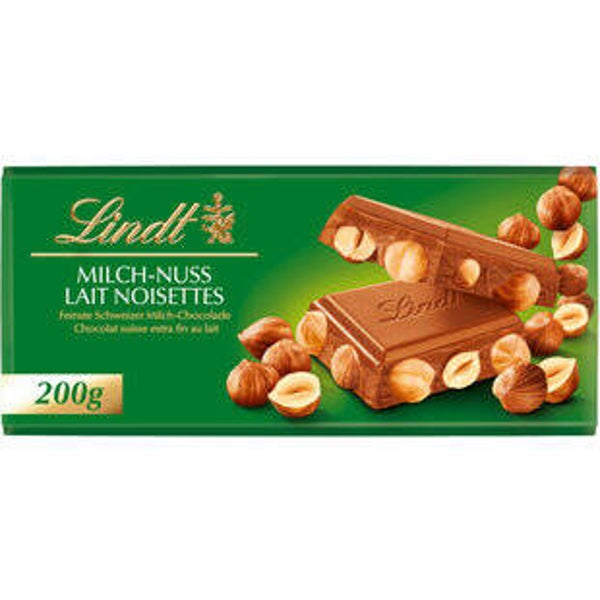 Lindt Tafelschokolade Milch Nuss