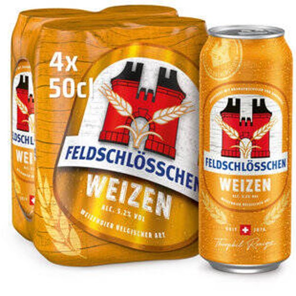 Feldschlösschen Weizen Bier mit Alkohol