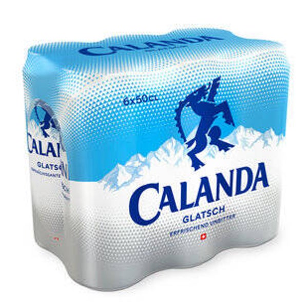 Calanda Bier Clatsch mit Alkohol