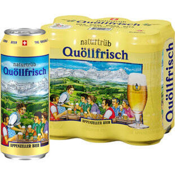 Appenzeller Bier Quöllfrisch naturtrüb mit Alkohol