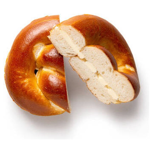 Laugen-Butterbrezel gebacken