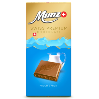Munz Tafelschokolade Swiss Premium Milch 100g