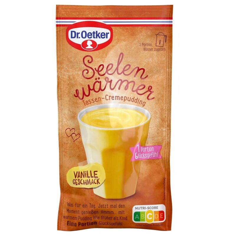 Seelenwärmer Tassen- Cremepudding Vanille- Geschmack 58g