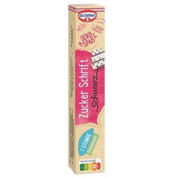 Dr.Oetker Zuckerschrift Schwarz 25gr