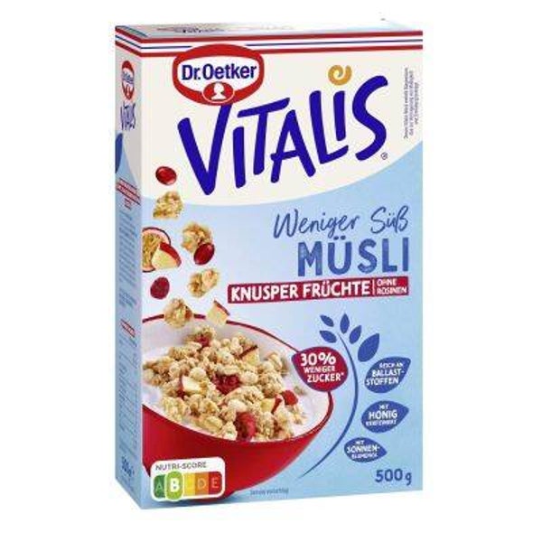 Vitalis Weniger süss Knusper Früchte 500g