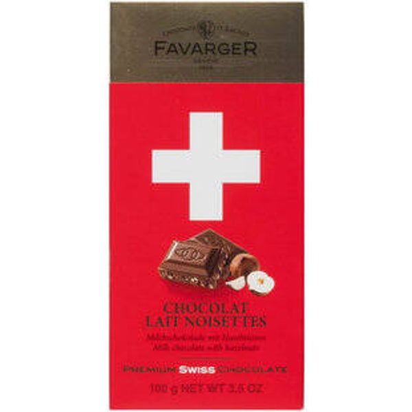 Favarger Milch-Nuss CH Kreuz
