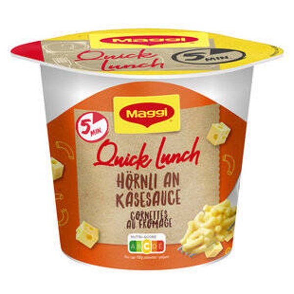 Maggi Quick Launch Hörnli Käsesauce
