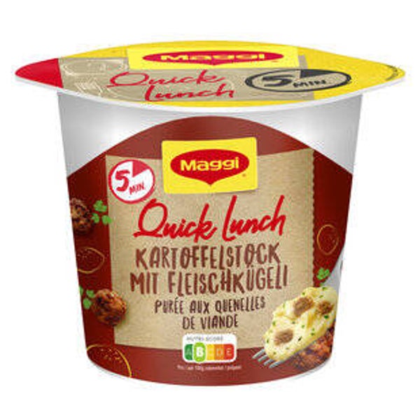 Maggi Quick Lunch Kartoffelstock + Fleischkügeli