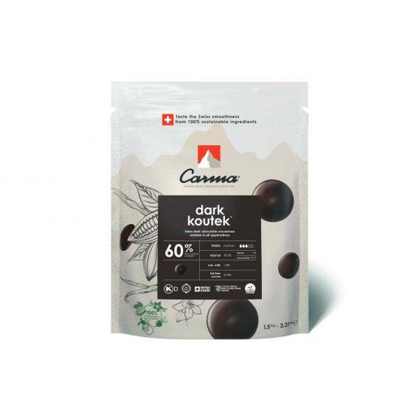 Carma Couverture Dark Koutek Tropfen 60%