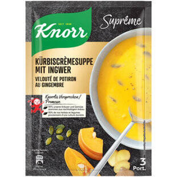 Knorr Suppe Supreme Kürbiscreme + Ingwer