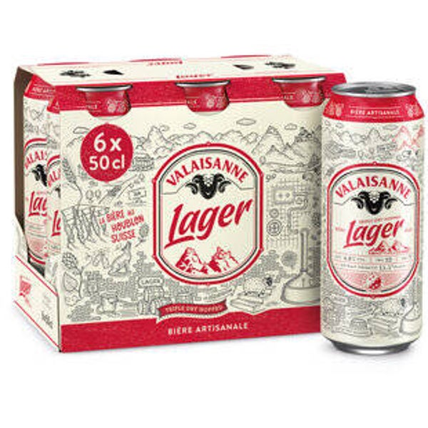 Valaisanne Lager Bier 6x50cl
