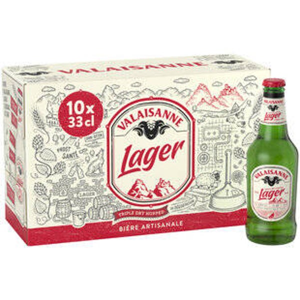 Valaisanne Bier Lager mit Alkohol