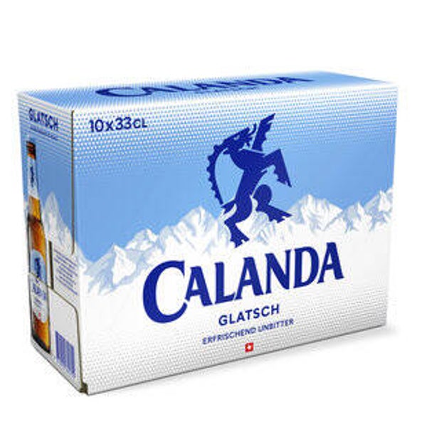 Calanda Bier Glatsch mit Alkohol