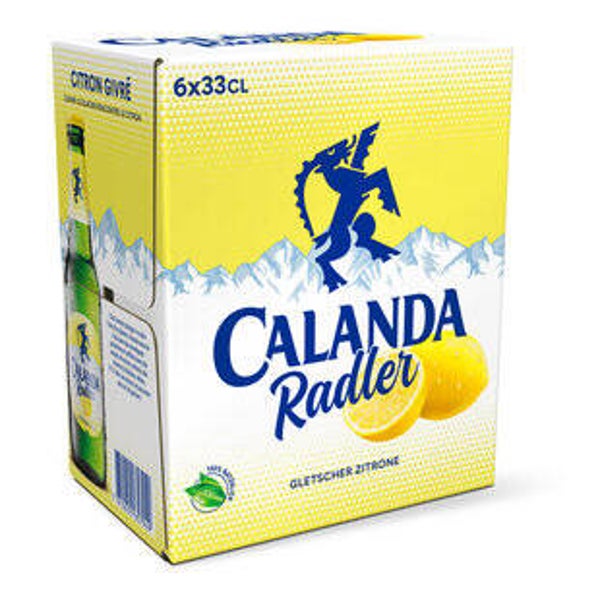 Calanda Bier Radler mit Alkohol