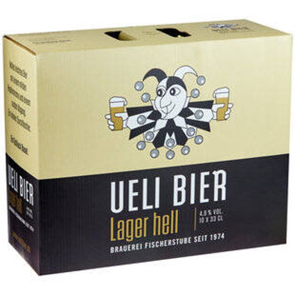 Ueli Bier Lager hell mit Alkohol
