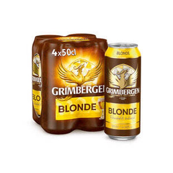 Grimbergen Blonde Abtei Bier mit Alkohol