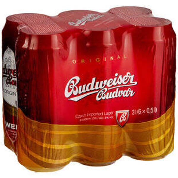 Budweiser Budvar mit Alkohol