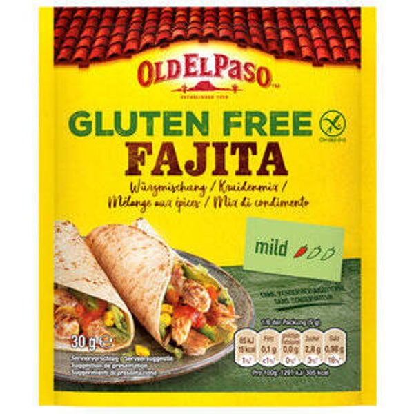 Old El Paso Fajita mix glutenfrei