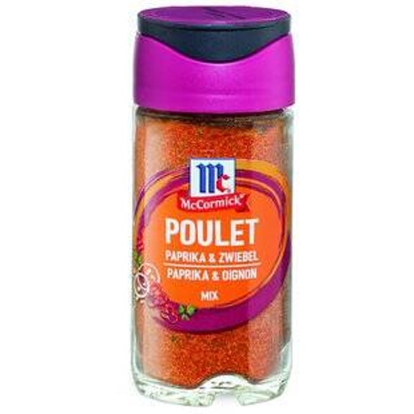 Poulet Paprika, Zwiebeln gemahlen