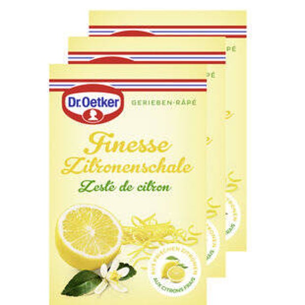 Dr. Oetker Geriebene Zitronenschale