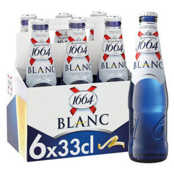 1664 Bier Blanc Kronenburg mit Alkohol