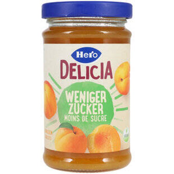 Hero Delicia wenig Zucker Konfitüre Aprikosen