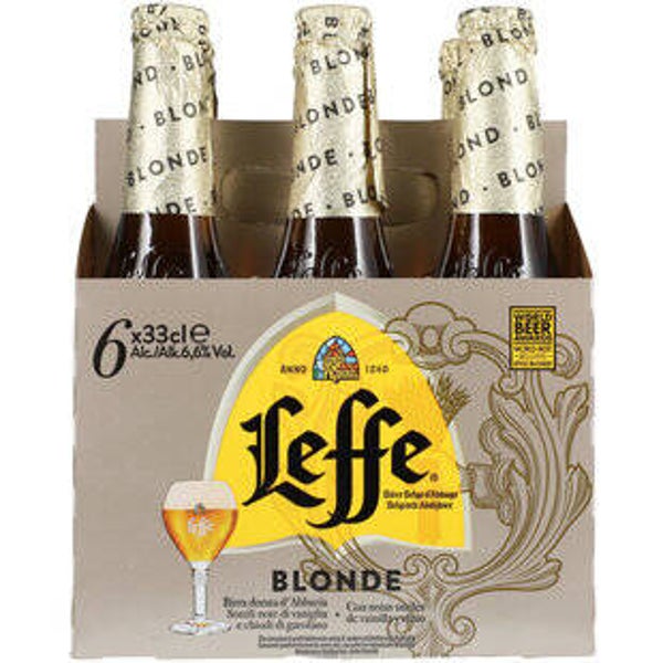 Leffe Bier Blond mit Alkohol