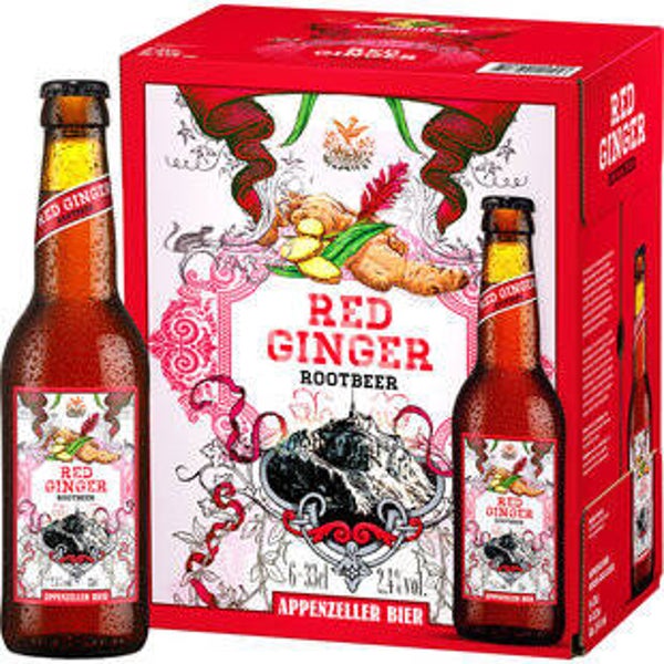 Appenzeller Ginger Beer Red mit Alkohol